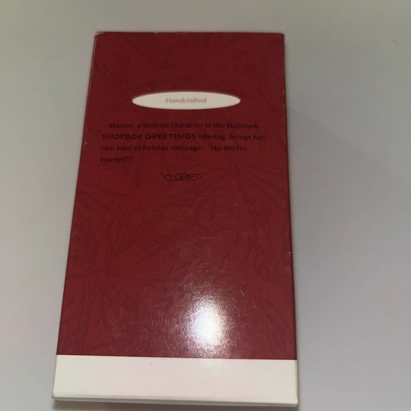 Brand NEW! MAXINE as Santa Hallmark Christmas Ornament Shoebox Greetings 1993 ii - Picture 3 of 5